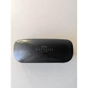 Coach Black Hard Eyeglasses Sunglasses Case Logo Pre-Owned40